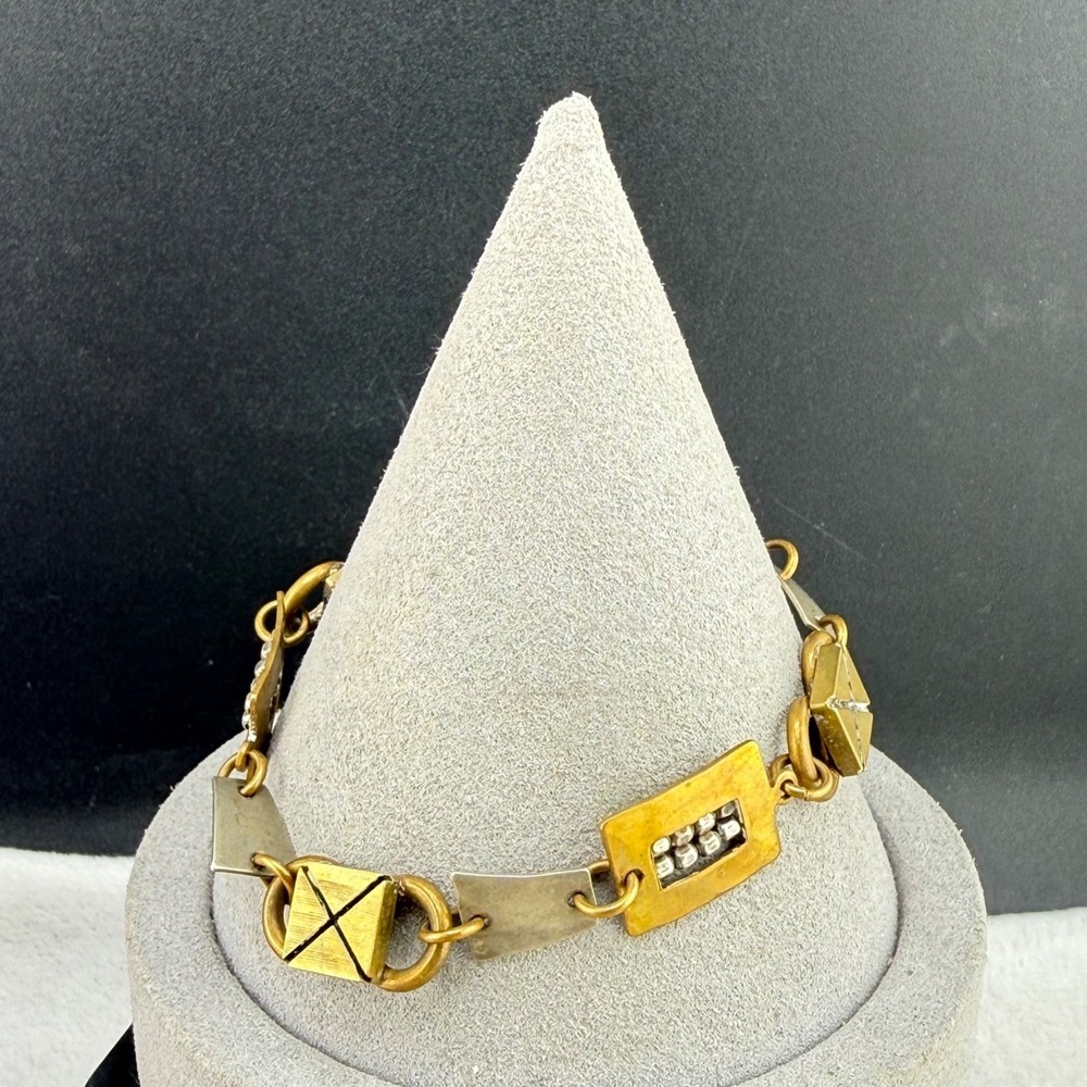Vintage Baer SF Mixed Metal Bracelet‎ 7"